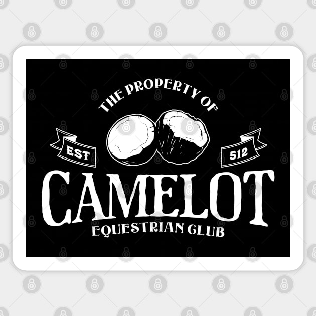 Property Of Camelot Equestrian Club Sticker by Three Meat Curry